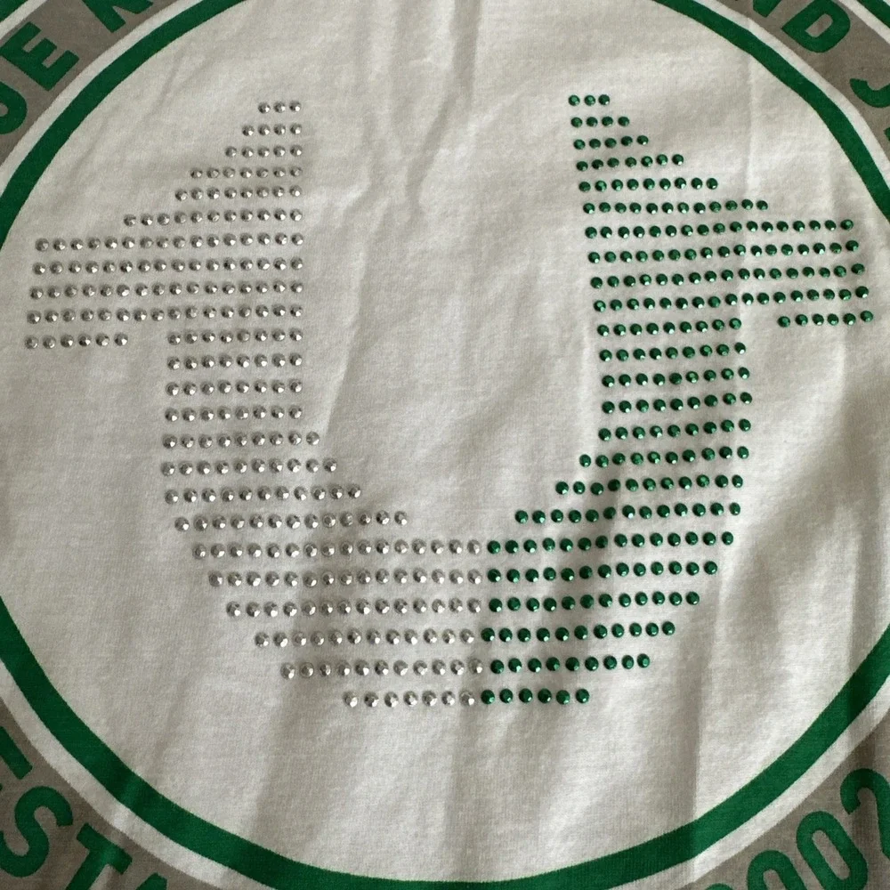 True Religion Men's White Strike HS SS Tee 2002 Size Medium NEW‎